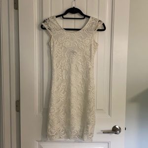 SOLD White Lace Dress, 4